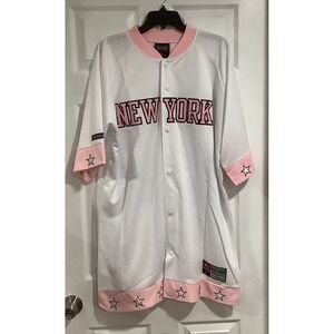 New York NY Football Jersey Clench  Embroidered X Large Long